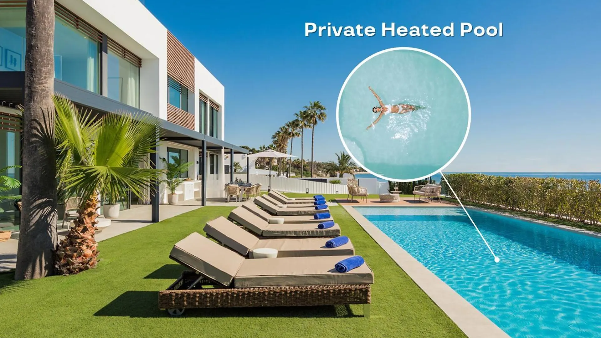 Vacation Marbella I Villa Imare Waterfront, Beachfront Villa, Rooftop Jacuzzi, Indoor Spa エステポナ