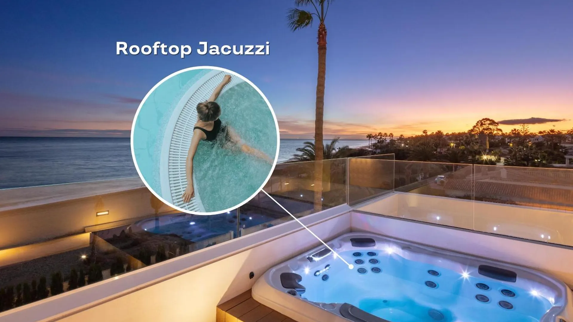 Vacation Marbella I Villa Imare Waterfront, Beachfront Villa, Rooftop Jacuzzi, Indoor Spa Estepona 0*,  Espanha